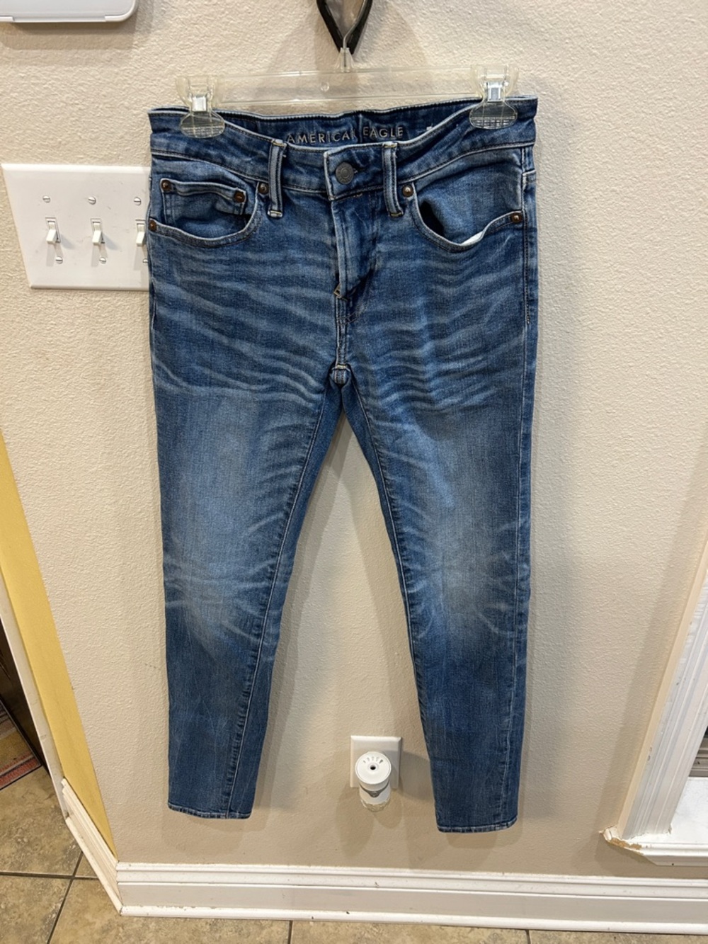 American Eagle Outfitters Men's Skinny Blue Jeans 28x34